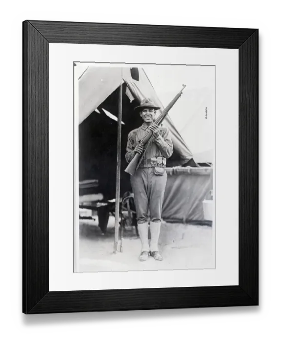 Framed Print : Chief Meyers In Marine Uniform