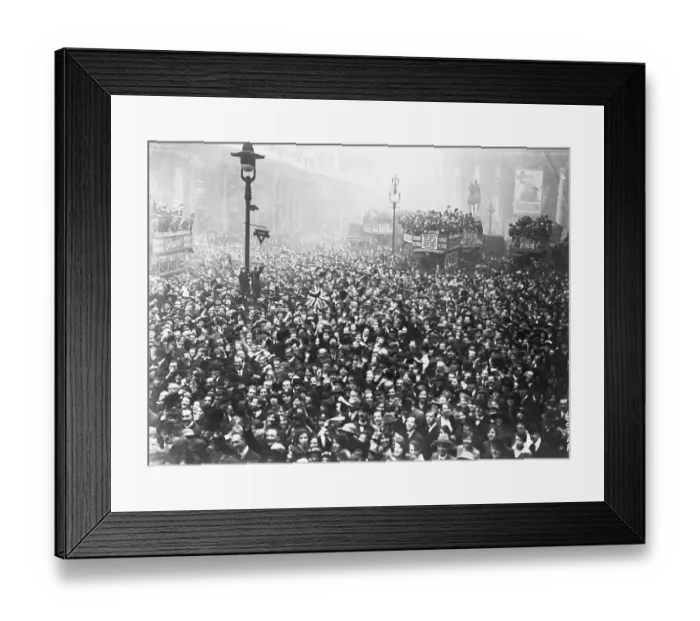 Framed Print : Crowd Gathering for Peace Celebration Framed Print : Crowd Gathering for Peace Celebration