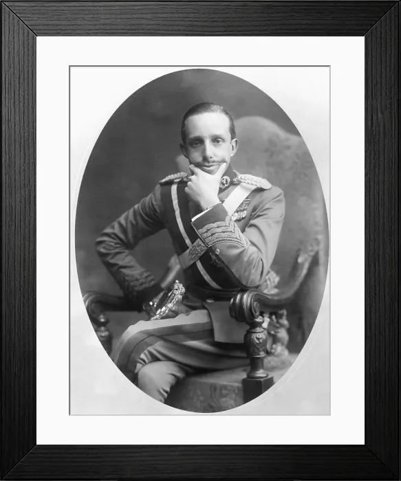 Framed Print : King Alfonso Xiii Of Spain In Uniform Framed Print : King Alfonso Xiii Of Spain In Uniform