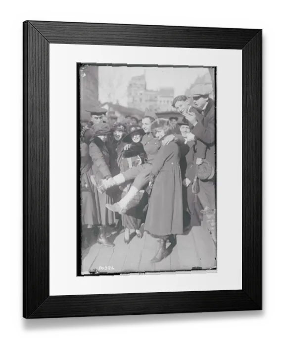 Framed Print : Women Carrying Soldier Framed Print : Women Carrying Soldier