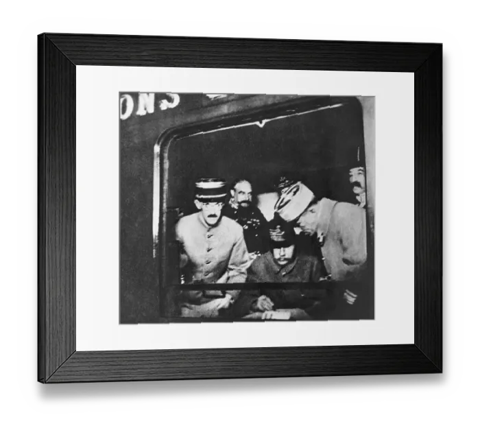 Framed Print : Signing of the Armistice in 1918