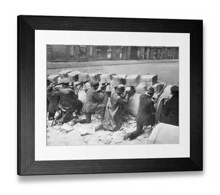 Framed Print : Revolution in Berlin Framed Print : Revolution in Berlin