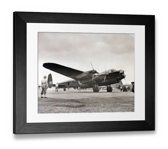 Framed Print : Air Crew Checking Over Plane Framed Print : Air Crew Checking Over Plane
