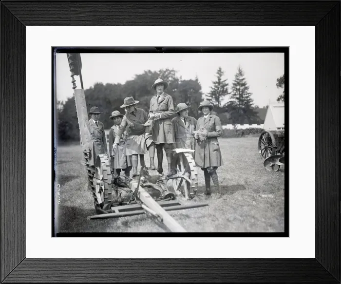 Framed Print : Group Of Wellesley Land Army Girls Framed Print : Group Of Wellesley Land Army Girls