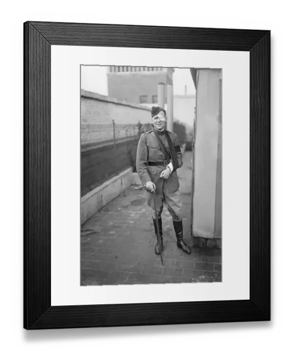 Framed Print : Injured Soldier Floyd Gibbons Framed Print : Injured Soldier Floyd Gibbons