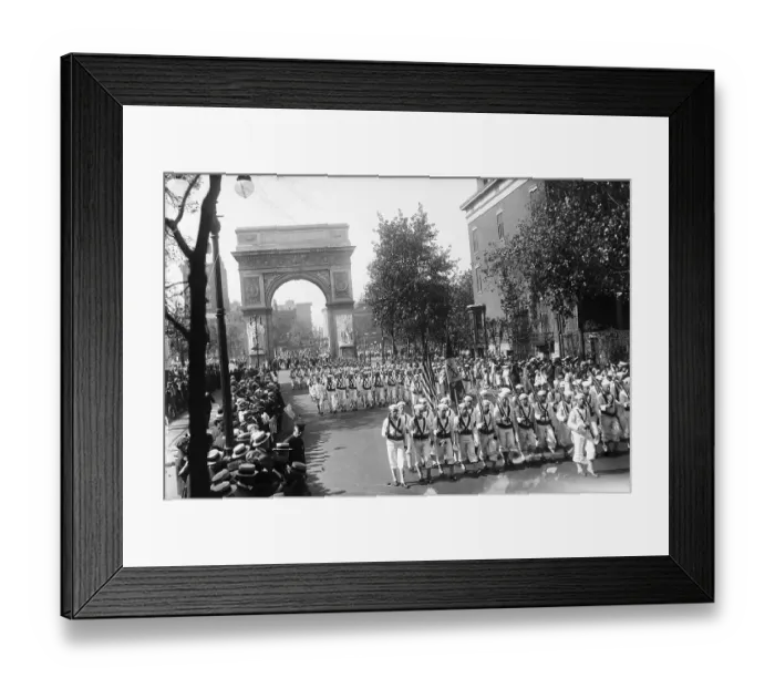Framed Print : Group Of Sailors In Labor Day Parade Framed Print : Group Of Sailors In Labor Day Parade