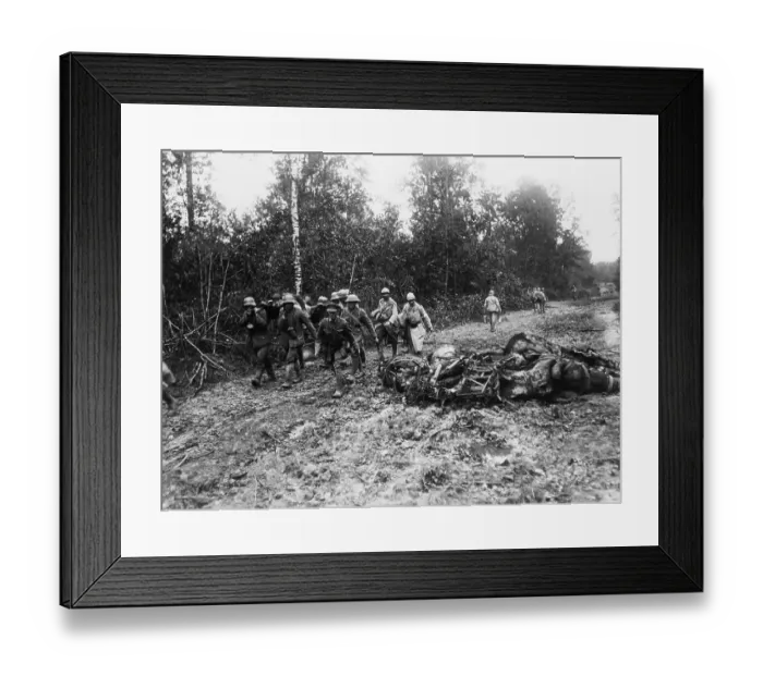 Framed Print : Soldiers Returning From Battle Framed Print : Soldiers Returning From Battle