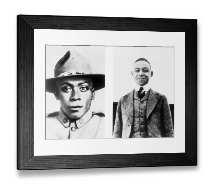 Framed Print : Henry Johnson and Needham Roberts Framed Print : Henry Johnson and Needham Roberts