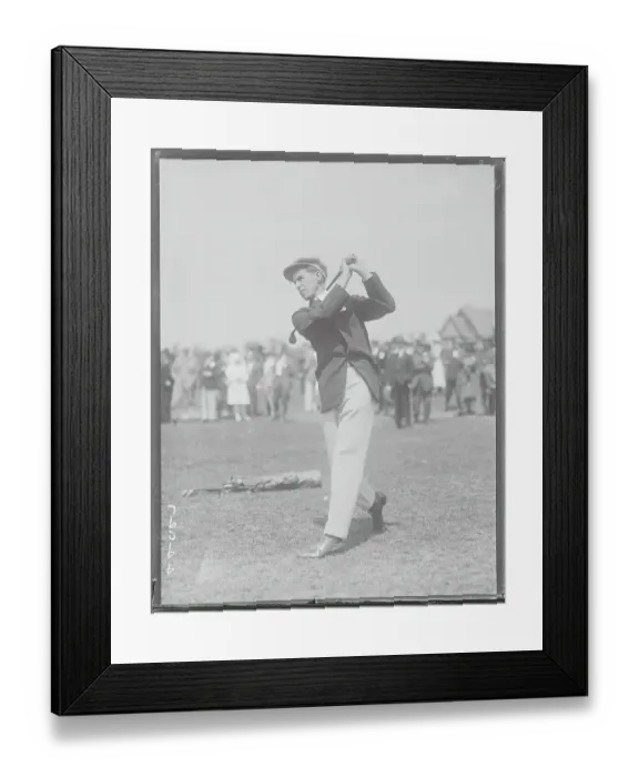 Framed Print : James M. Barnes Playing Golf Framed Print : James M. Barnes Playing Golf