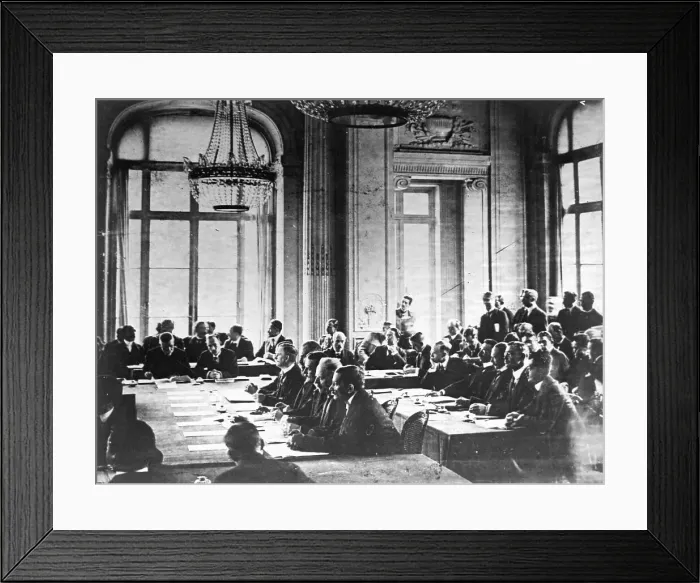 Framed Print : Delegates at Peace of Bucharest Framed Print : Delegates at Peace of Bucharest