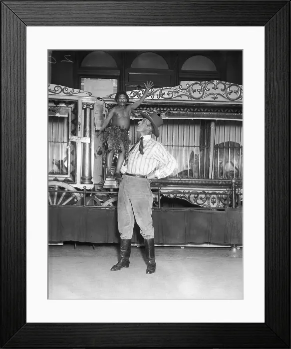 Framed Print : Barnum And Bailey Circus Folk Framed Print : Barnum And Bailey Circus Folk