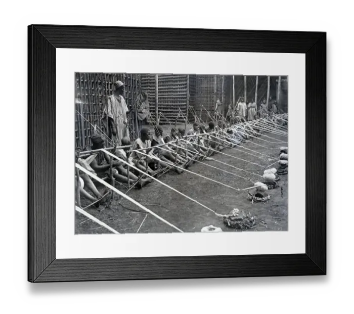 Framed Print : Men Weaving Using Handlooms Framed Print : Men Weaving Using Handlooms