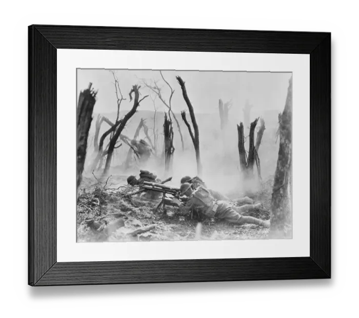 Framed Print : American Soldiers on the Western Front Framed Print : American Soldiers on the Western Front