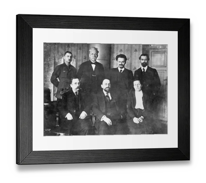 Framed Print : Russian Delegation at Peace Conference