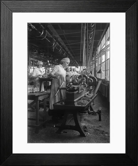 Framed Print : Women Making Fuses Framed Print : Women Making Fuses