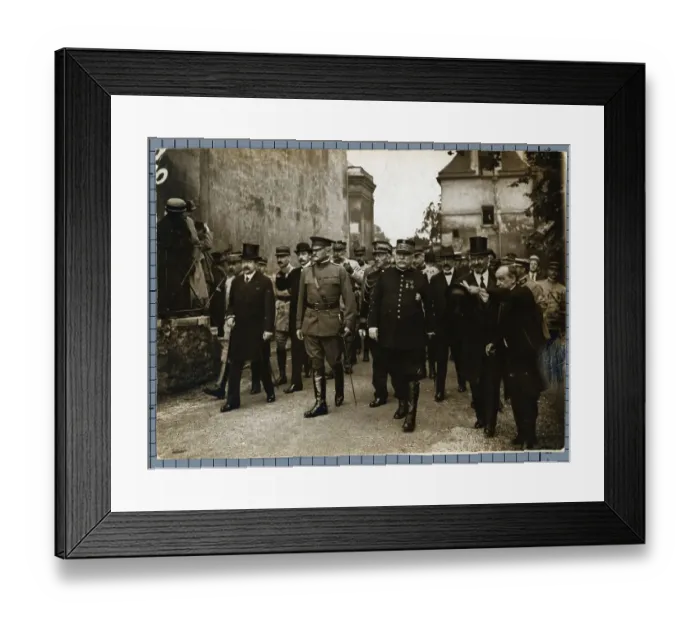 Framed Print : Pershing, Marshall & Joffre In March