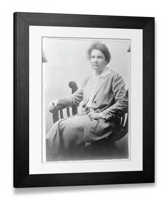 Framed Print : Suffragette Miss Anne Martin