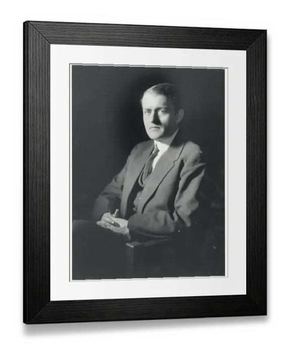 Framed Print : Portrait of Richard Bennett Framed Print : Portrait of Richard Bennett