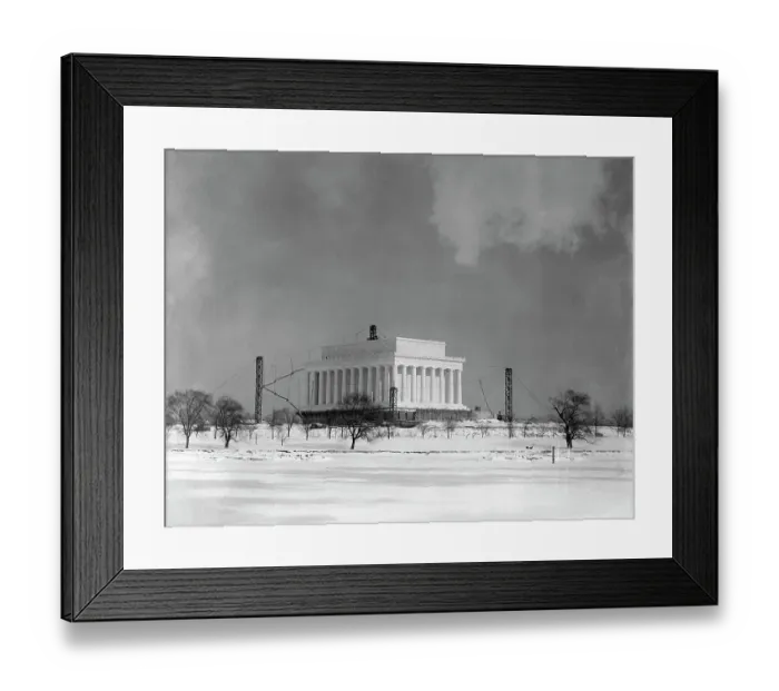 Framed Print : Lincoln Memorial In Washington, Dc Framed Print : Lincoln Memorial In Washington, Dc