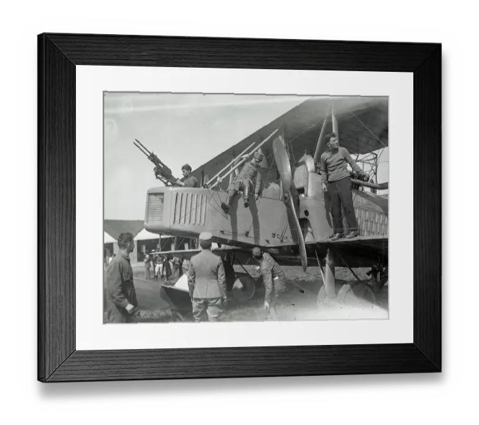 Framed Print : Military Airplane at Mitchell Field Framed Print : Military Airplane at Mitchell Field