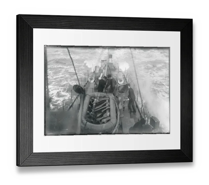 Framed Print : Military Vessel on Ocean Waters Framed Print : Military Vessel on Ocean Waters