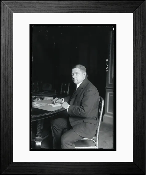 Framed Print : Portrait of John Heydler Framed Print : Portrait of John Heydler