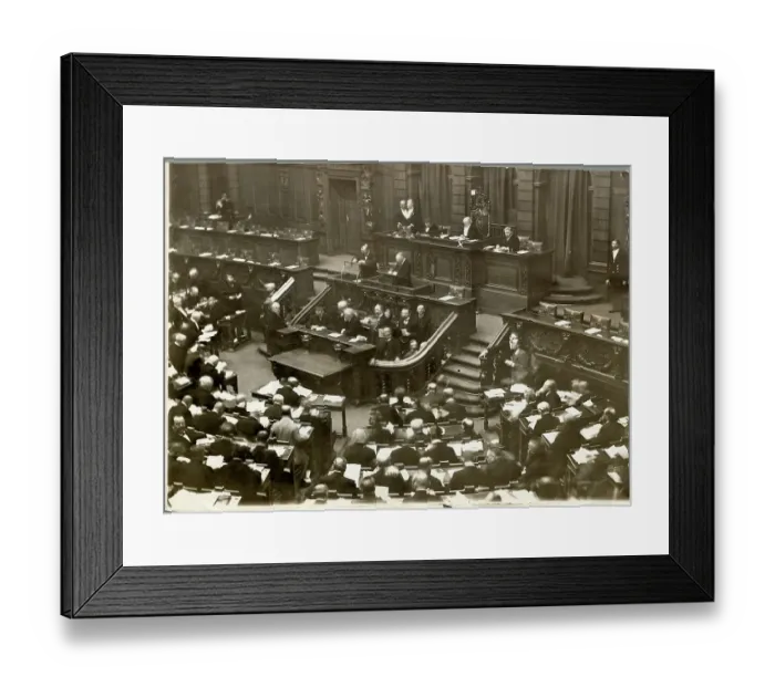 Framed Print : Reichstag Session Framed Print : Reichstag Session