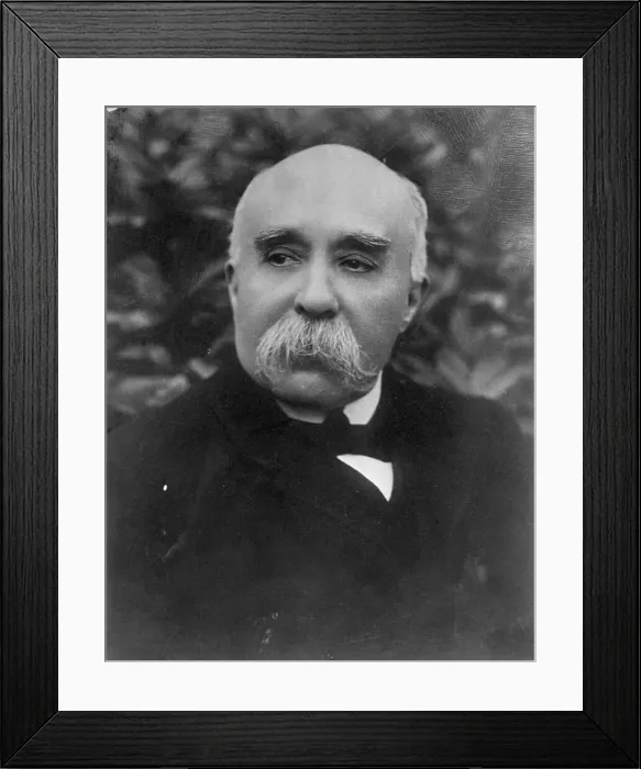 Framed Print : French Prime Minister Georges Clemenceau Framed Print : French Prime Minister Georges Clemenceau