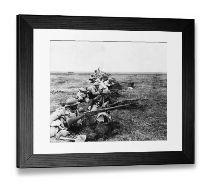Framed Print : French and English Troops Framed Print : French and English Troops