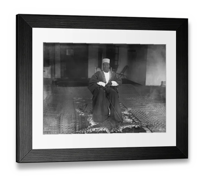 Framed Print : Kabaka of Uganda Framed Print : Kabaka of Uganda