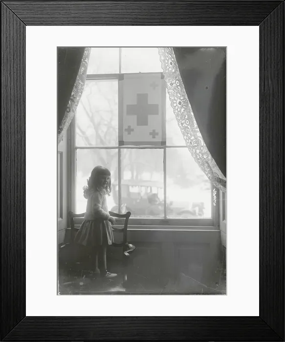 Framed Print : Young Ellen Wilson McAdoo at Window Framed Print : Young Ellen Wilson McAdoo at Window