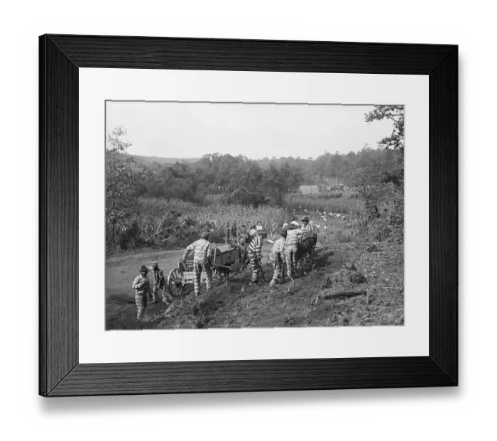 Framed Print : Chain Gang On Work @ New Road Framed Print : Chain Gang On Work @ New Road