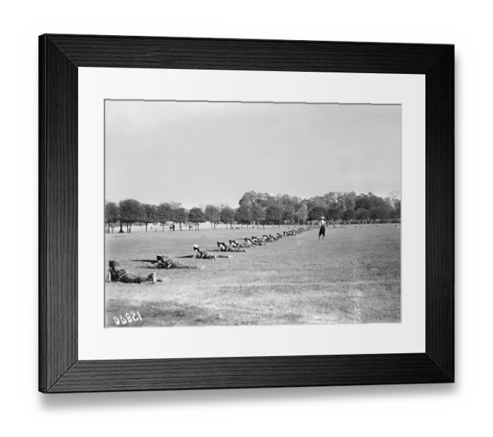 Framed Print : Firing Line Framed Print : Firing Line