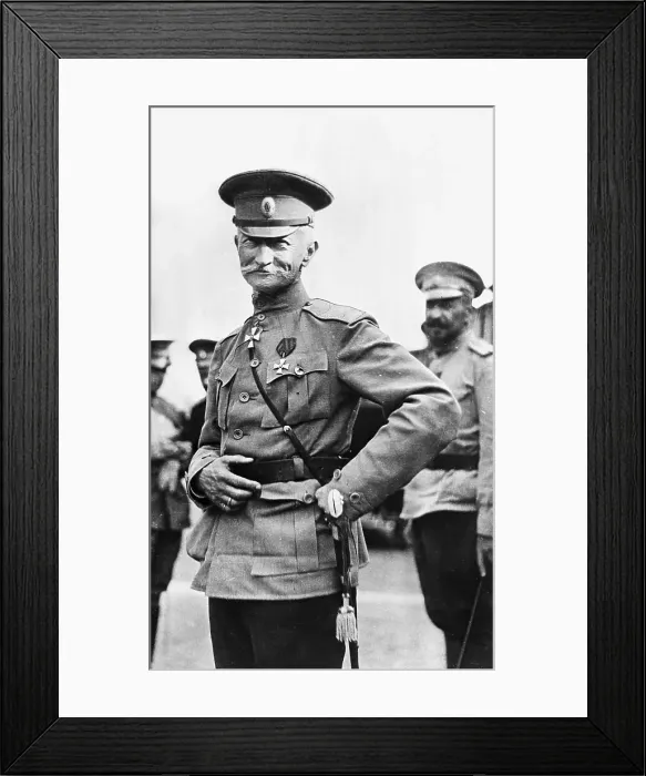 Framed Print : Gen. Brusiloff, Commander of Russian Army Framed Print : Gen. Brusiloff, Commander of Russian Army