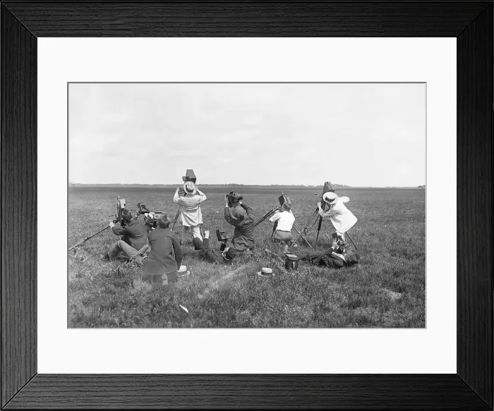 Framed Print : Photographers on Ground Taking Pictures Framed Print : Photographers on Ground Taking Pictures