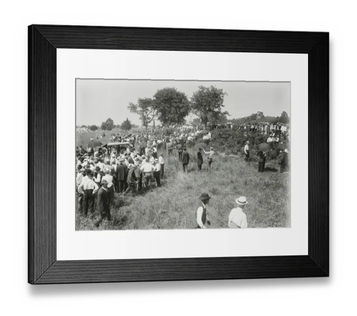 Framed Print : Crowd at an Outdoor Gettysburg Fiftieth Anniversary Celebration Framed Print : Crowd at an Outdoor Gettysburg Fiftieth Anniversary Celebration