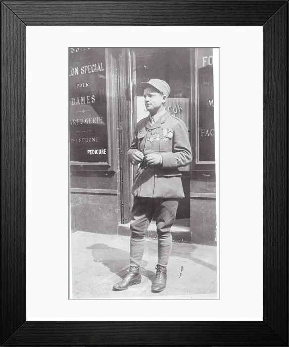Framed Print : Aviator Raoul Lufberry Framed Print : Aviator Raoul Lufberry