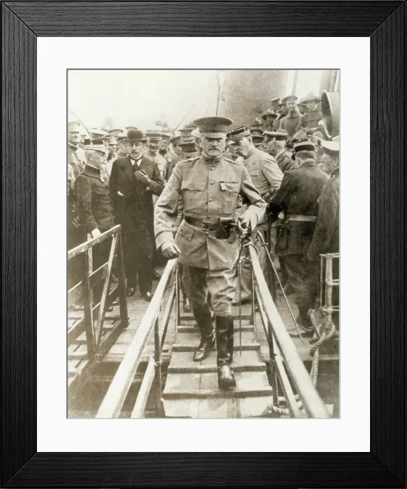 Framed Print : Brigadier General Pershing Arriving at Boulogne