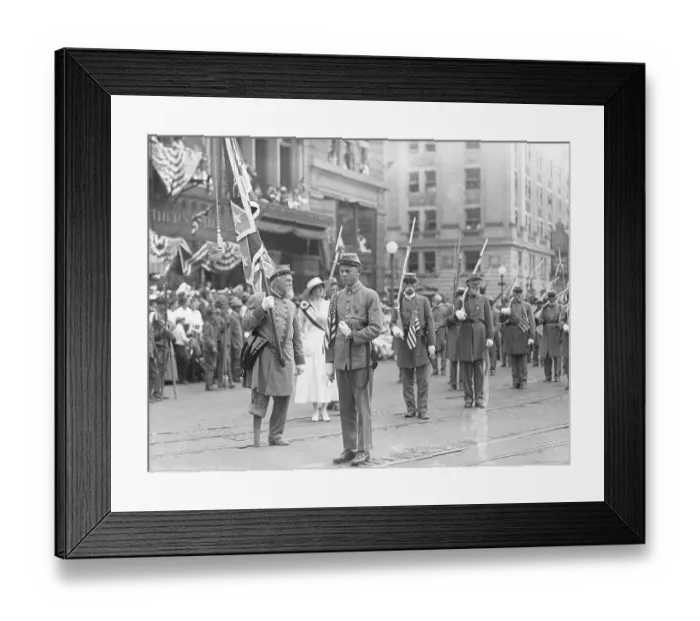 Framed Print : Virginia Confederate Soldiers Attend Reunion