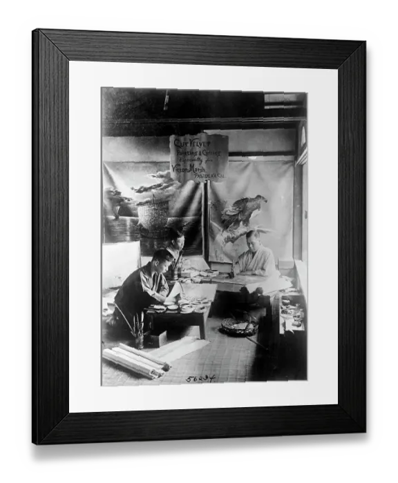 Framed Print : Japanese Painter'S Work Room Framed Print : Japanese Painter'S Work Room