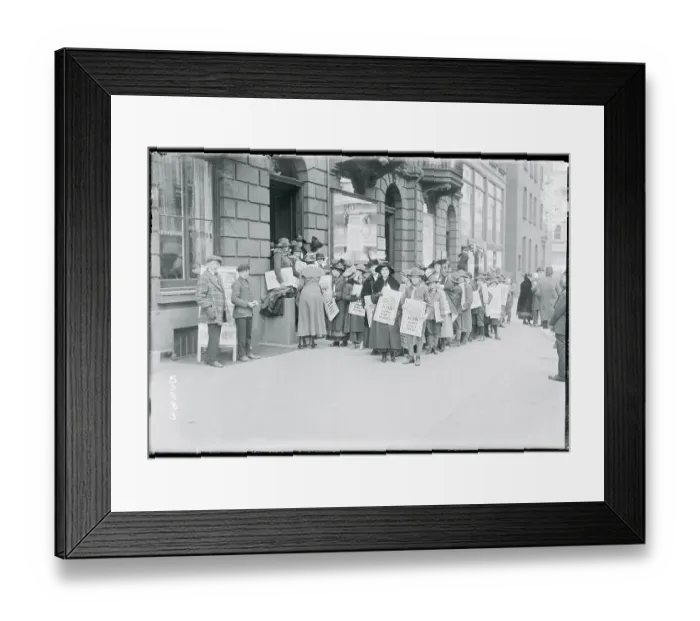 Framed Print : Group of Suffragettes