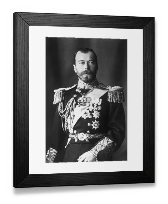 Framed Print : Czar Nicholas II of Russia Framed Print : Czar Nicholas II of Russia