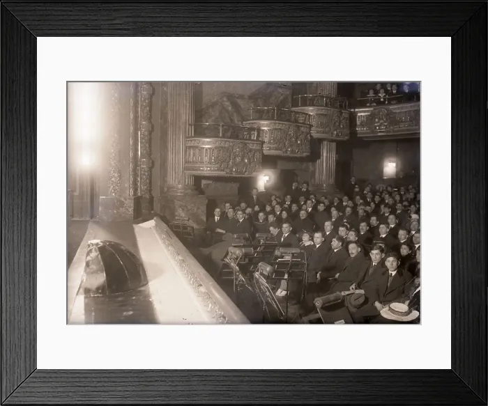 Framed Print : Striking Garment Workers at National Theater Framed Print : Striking Garment Workers at National Theater