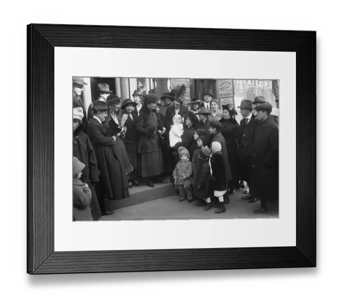 Framed Print : Crowd Surrounding Margaret Sanger and Ethel Byrne Framed Print : Crowd Surrounding Margaret Sanger and Ethel Byrne