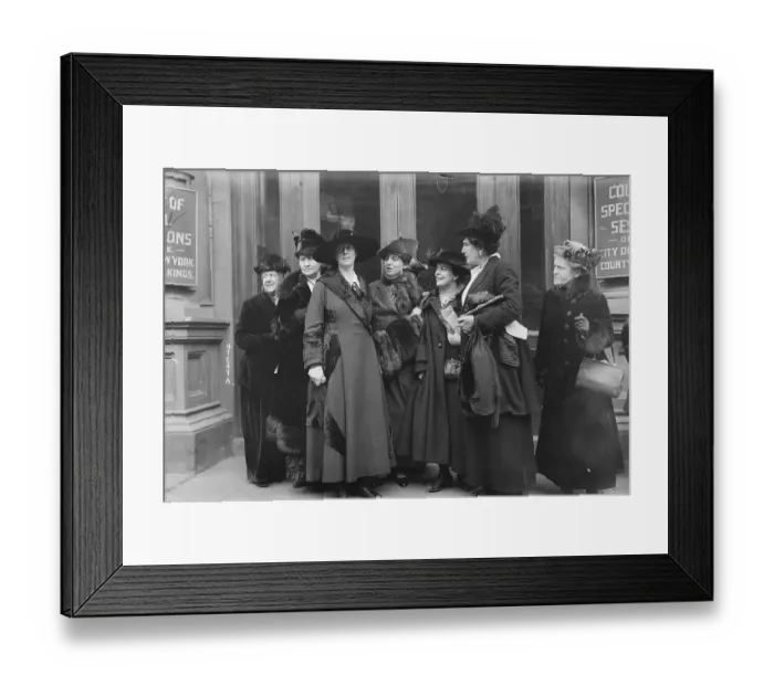 Framed Print : Women at the Trial of Margaret Sanger Framed Print : Women at the Trial of Margaret Sanger