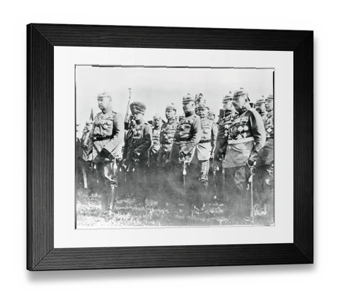 Framed Print : Generals Reviewing Troops Framed Print : Generals Reviewing Troops