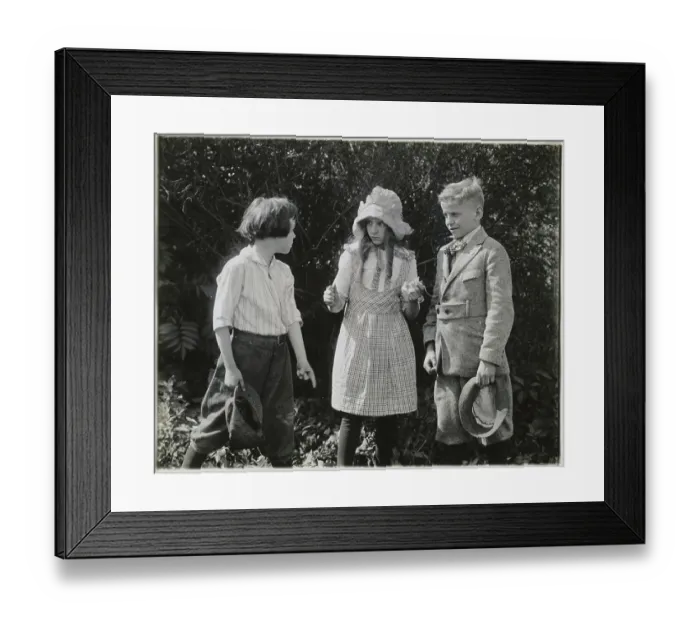 Framed Print : Children Having an Argument Framed Print : Children Having an Argument