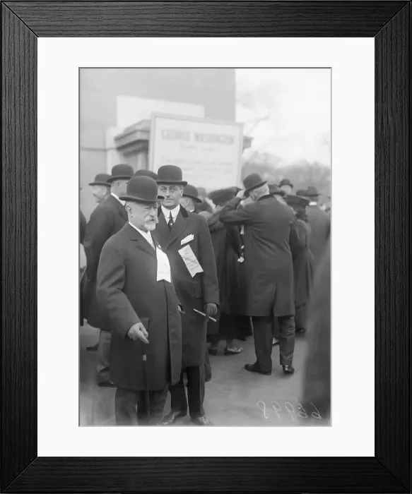 Framed Print : Banker Jacob Schiff at Liberty Loan Parade Framed Print : Banker Jacob Schiff at Liberty Loan Parade