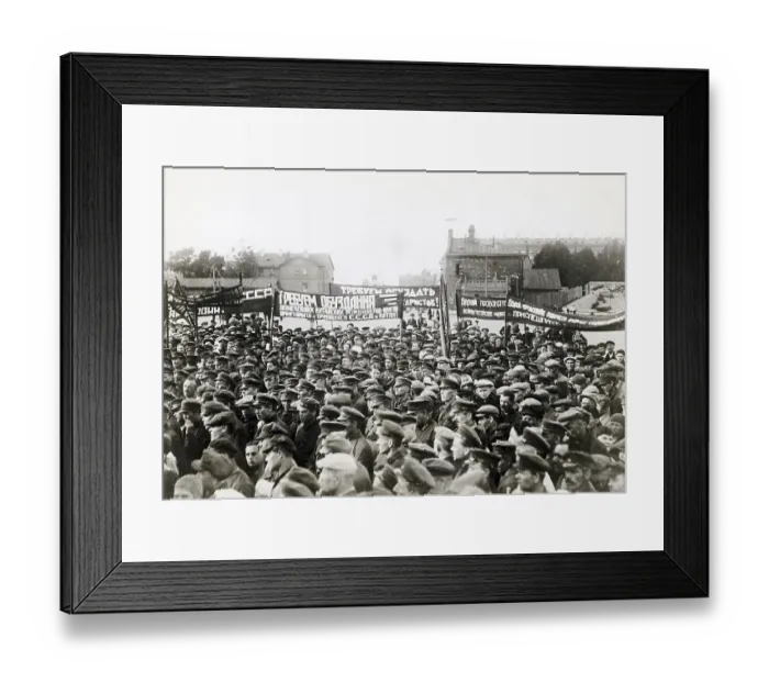 Framed Print : Communist Mass Meeting in Moscow Framed Print : Communist Mass Meeting in Moscow