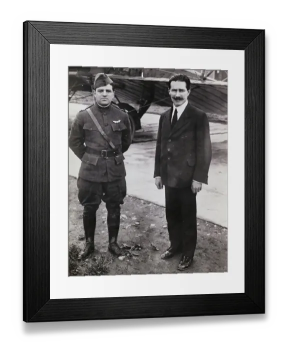 Framed Print : Fiorello La Guardia and G. Caproni Framed Print : Fiorello La Guardia and G. Caproni